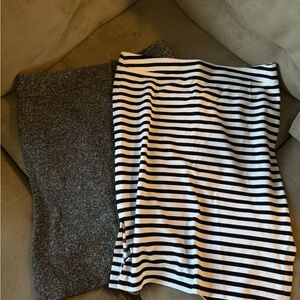 NWOT BUNDLE of 2 Banana Republic Knee Length Skirts! Both Size 12!